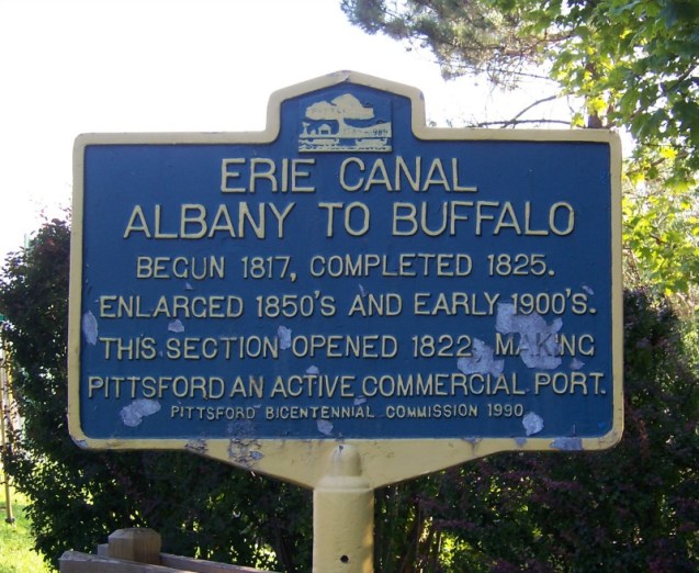Erie Canal sign c